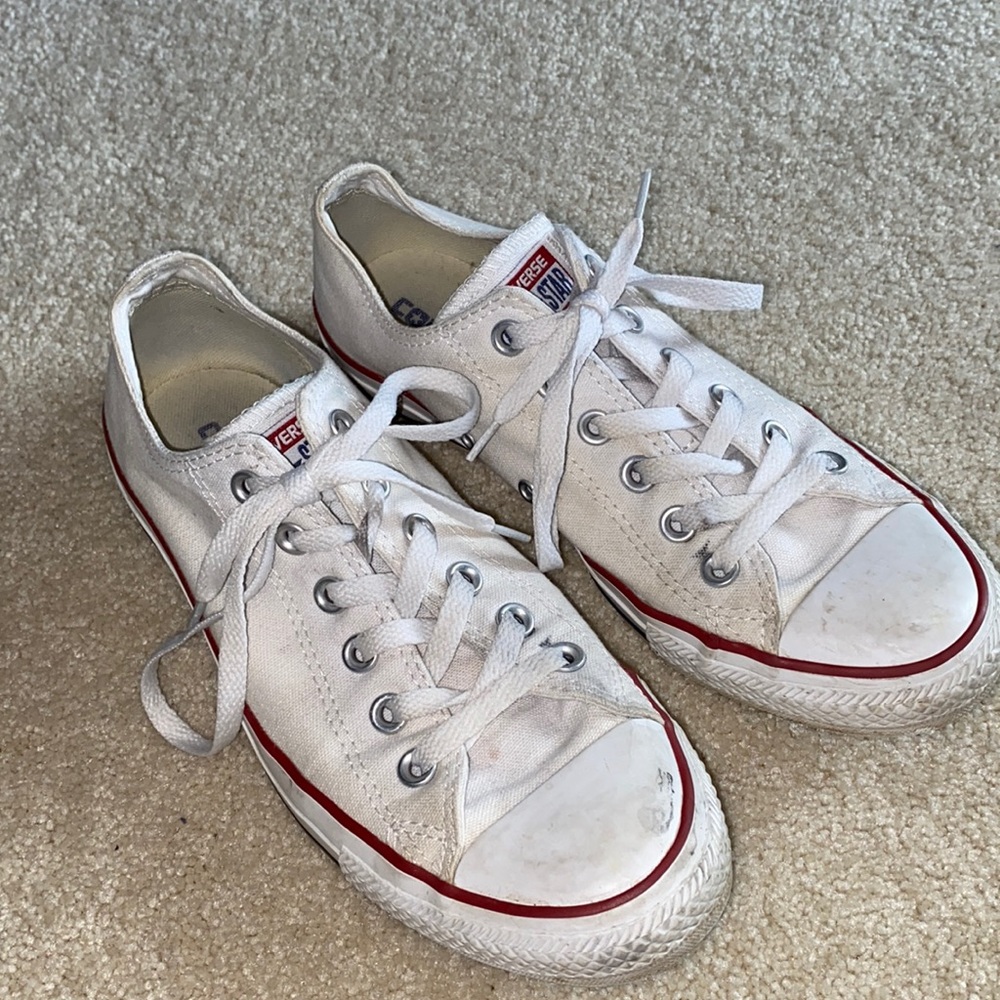 Converse white sneakers